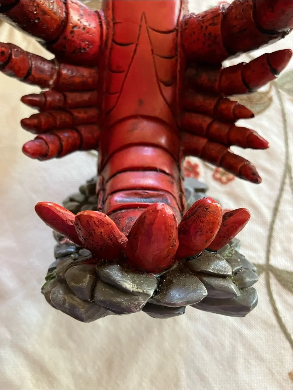 Lobster shaped wine bottle holder coastal dining decor unique